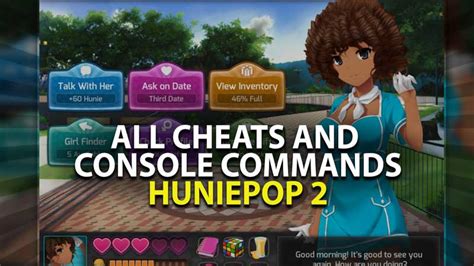 HuniePop 2: Double Date – Cheats